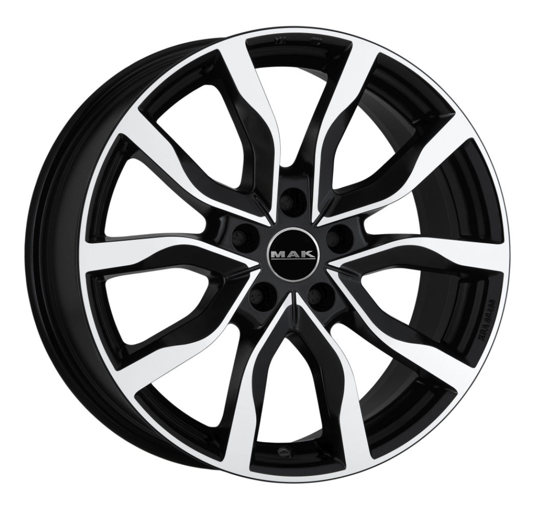 HIGHLANDS 7 17 45 5x108 MAK 63,40 BLACK MIRROR